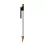 BL1506-Pix-din-metal-cauciucat-cu-buton-din-bambus-clip-lat-si-plat-din-bambus-ideal-pentru-personalizare-COPLA-ALB