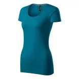 1529312-Tricou-pentru-dama-Action-Albastru-petrol-MALFINI-PREMIUM