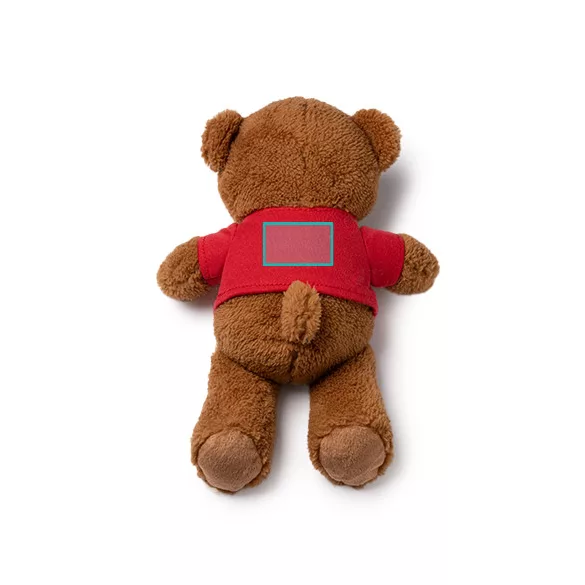 FT1548-Ursulet-de-plus-cu-tricou-din-poliester-KODA-ROSU