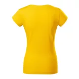 1620412-Tricou-pentru-dama-Fit-V-neck-Galben-MALFINI