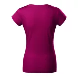 1624912-Tricou-pentru-dama-Fit-V-neck-Rosu-fucsie-MALFINI