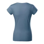 1626012-Tricou-pentru-dama-Fit-V-neck-Denim-MALFINI