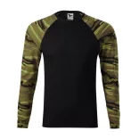1663412-Tricou-unisex-Camouflage-LS-Camuflaj-verde-MALFINI