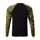 1663412-Tricou-unisex-Camouflage-LS-Camuflaj-verde-MALFINI