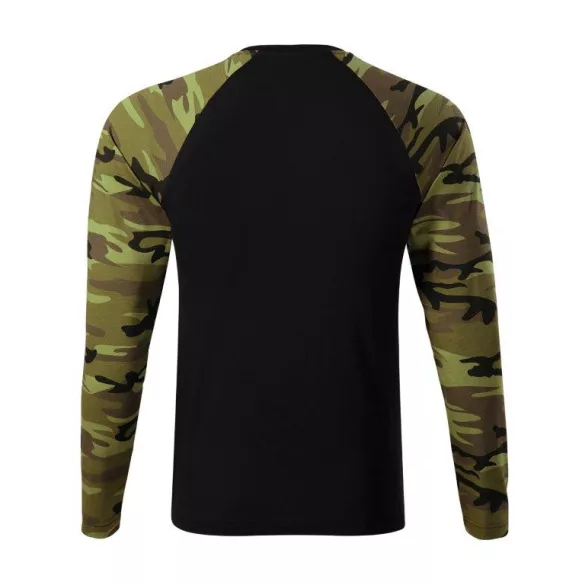 1663412-Tricou-unisex-Camouflage-LS-Camuflaj-verde-MALFINI