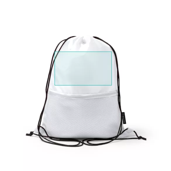 MO1681-Rucsac-cu-snur-din-RPET-210D-cu-buzunar-exterior-din-material-captusit-si-fermoar-MILAK-ALB