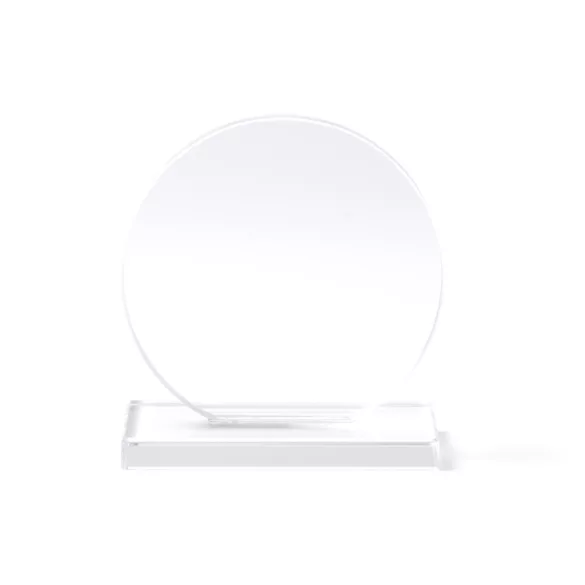 PR1704-Trofeu-din-sticla-cu-design-circular-si-baza-dreptunghiulara-VENKI-TRANSPARENT