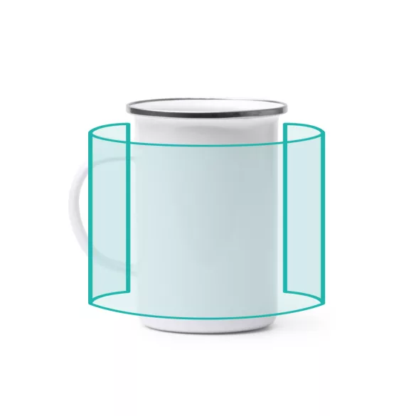 TZ1711-Cana-inalta-din-metal-emailat-cu-invelis-special-pentru-sublimare-ALEPO-ALB