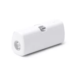 PB1712-Baterie-externa-de-5000mAh-fabricata-din-ABS-reciclat-cu-functie-de-lanterna-cu-LED-BIPER-ALB