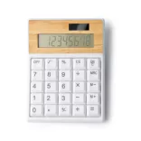 CL1717-Calculator-cu-8-cifre-din-ABS-reciclat-si-bambus-VEREX-ALB