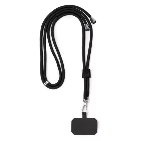 LY1730-Suport-de-telefon-mobil-cu-snur-din-poliester-reciclat-RPET-SUKI-NEGRU