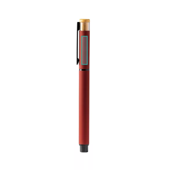 BL1767-Pix-roller-din-aluminiu-reiclat-si-finisaj-mat-din-cauciuc-LINDBERG-ROSU-INCHIS