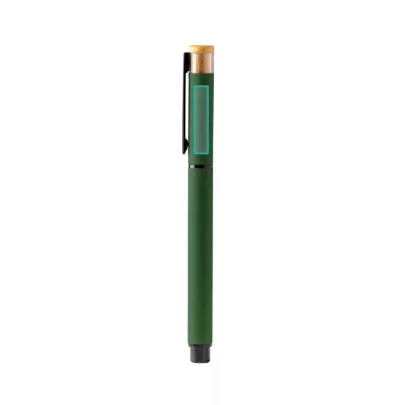 BL1767-Pix-roller-din-aluminiu-reiclat-si-finisaj-mat-din-cauciuc-LINDBERG-VERDE-INCHIS