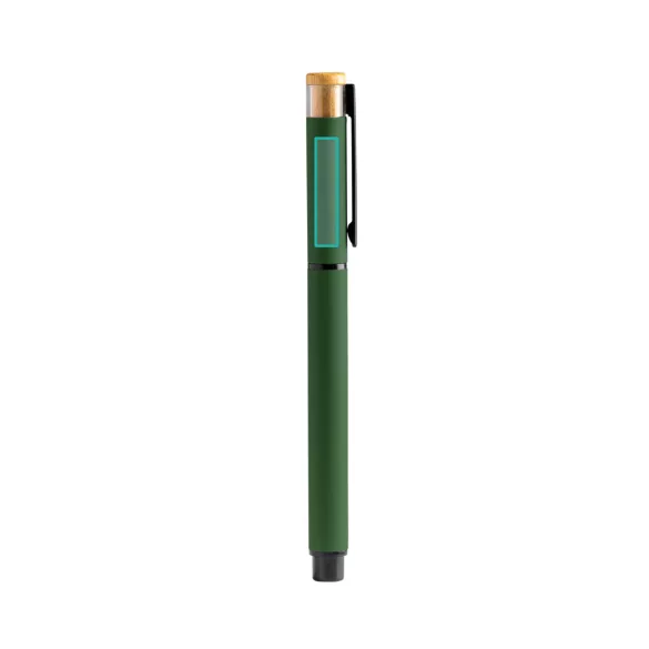 BL1767-Pix-roller-din-aluminiu-reiclat-si-finisaj-mat-din-cauciuc-LINDBERG-VERDE-INCHIS