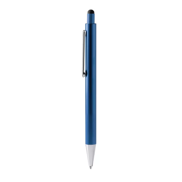 BL1770-Pix-din-aluminiu-cu-grip-striat-si-stylus-GARET-ALBASTRU-ROYAL