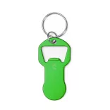KO1799-Breloc-din-aluminiu-cu-desfacator-de-sticle-si-moneda-TAGAN-VERDE-TEI
