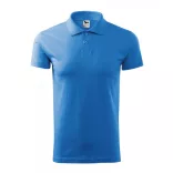 2021413-Tricou-polo-pentru-barbati-Single-J.-Albastru-azuriu