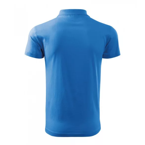 2021413-Tricou-polo-pentru-barbati-Single-J.-Albastru-azuriu