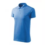 2021413-Tricou-polo-pentru-barbati-Single-J.-Albastru-azuriu