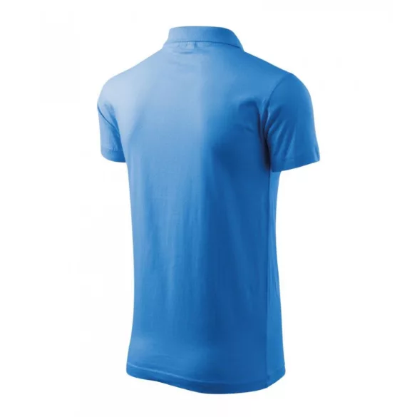 2021413-Tricou-polo-pentru-barbati-Single-J.-Albastru-azuriu