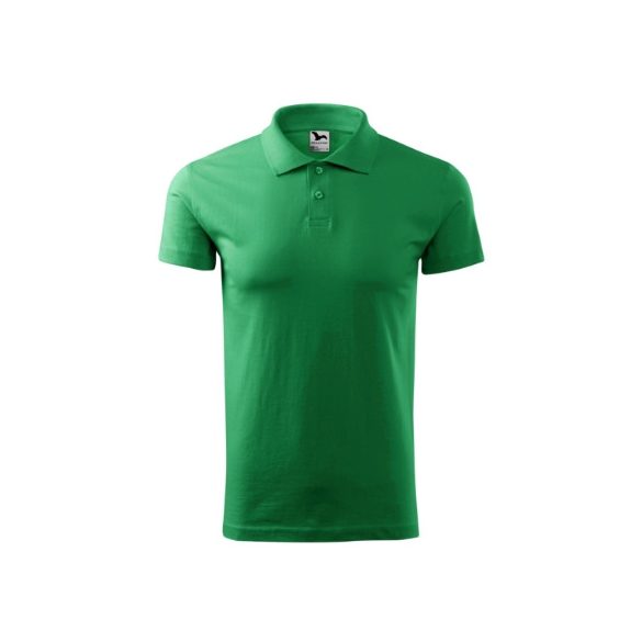 2021613 - Tricou polo pentru barbati - Single J. - [Verde mediu]