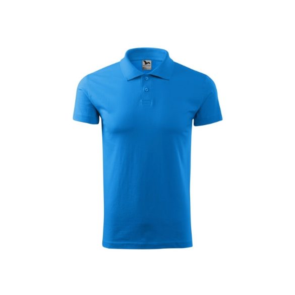 2027013 - Tricou polo pentru barbati - Single J. - [Snorkel blue]