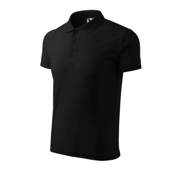 2030113-Tricou-polo-pentru-barbati-Pique-Polo-Negru