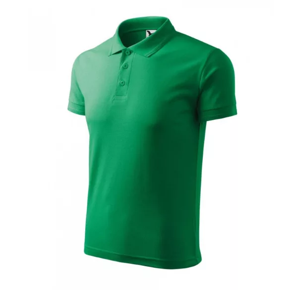 2031613-Tricou-polo-pentru-barbati-Pique-Polo-Verde-mediu