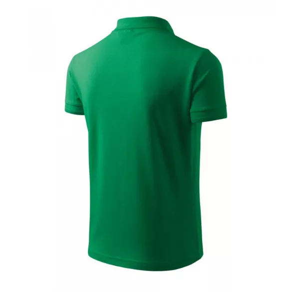 2031613-Tricou-polo-pentru-barbati-Pique-Polo-Verde-mediu