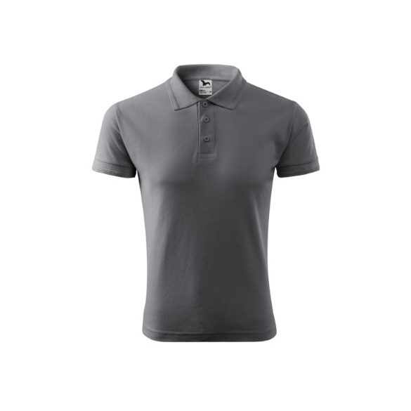 2033613 - Tricou polo pentru barbati - Pique Polo - [Gri metalic]