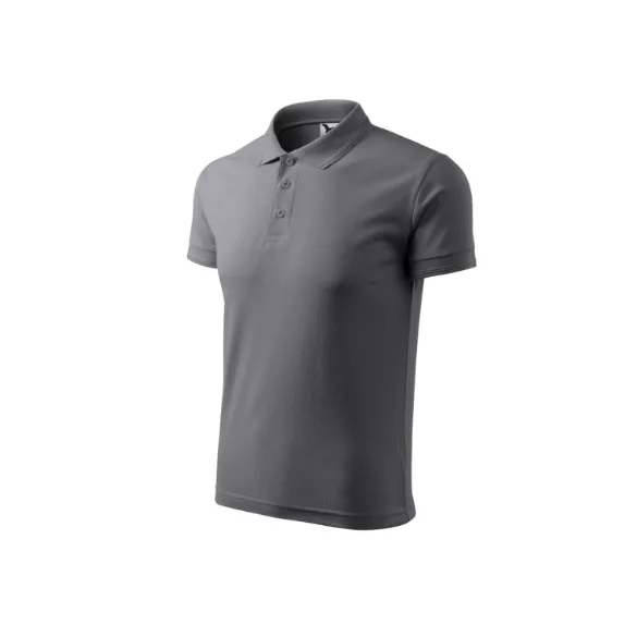2033613 - Tricou polo pentru barbati - Pique Polo - [Gri metalic]