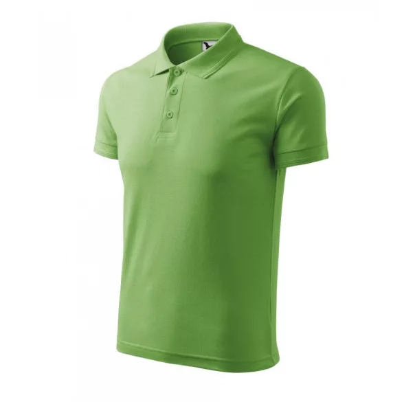 2033913-Tricou-polo-pentru-barbati-Pique-Polo-Verde-iarba