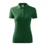 2100612-Tricou-polo-pentru-dama-Pique-Polo-Verde-sticla