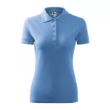 2101512-Tricou-polo-pentru-dama-Pique-Polo-Albastru-deschis