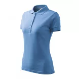 2101512-Tricou-polo-pentru-dama-Pique-Polo-Albastru-deschis