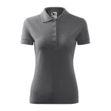 2103612 - Tricou polo pentru dama - Pique Polo - [Gri metalic]