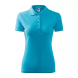 2104412-Tricou-polo-pentru-dama-Pique-Polo-Turcoaz