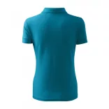 2105912-Tricou-polo-pentru-dama-Pique-Polo-Turcoaz-inchis