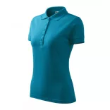 2105912-Tricou-polo-pentru-dama-Pique-Polo-Turcoaz-inchis