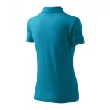 2105912-Tricou-polo-pentru-dama-Pique-Polo-Turcoaz-inchis