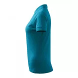 2105912-Tricou-polo-pentru-dama-Pique-Polo-Turcoaz-inchis