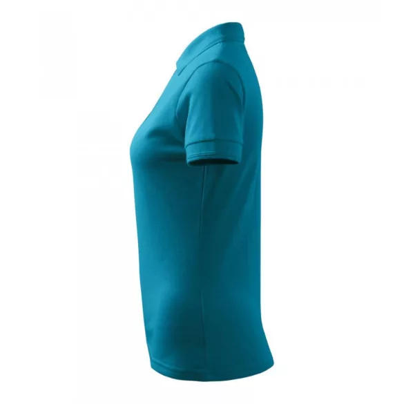 2105912-Tricou-polo-pentru-dama-Pique-Polo-Turcoaz-inchis