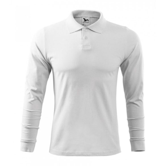 2110013-Tricou-polo-pentru-barbati-Single-J.-LS-Alb