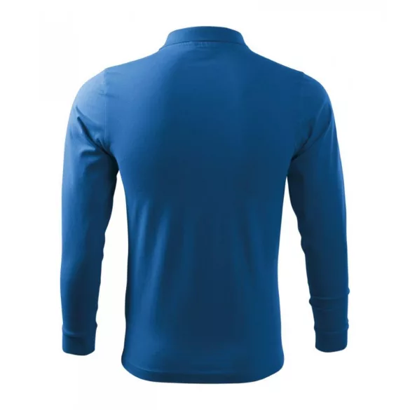 2111413-Tricou-polo-pentru-barbati-Single-J.-LS-Albastru-azuriu