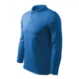 2111413-Tricou-polo-pentru-barbati-Single-J.-LS-Albastru-azuriu