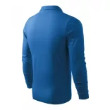 2111413-Tricou-polo-pentru-barbati-Single-J.-LS-Albastru-azuriu