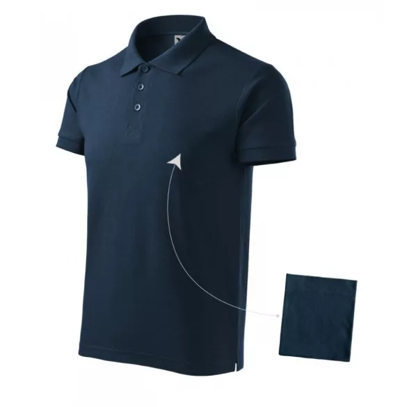 2120213-Tricou-polo-pentru-barbati-Cotton-Albastru-marin