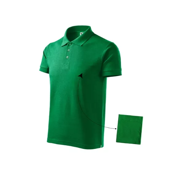 2121613 - Tricou polo pentru barbati - Cotton - [Verde mediu]