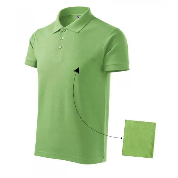 2123913-Tricou-polo-pentru-barbati-Cotton-Verde-iarba
