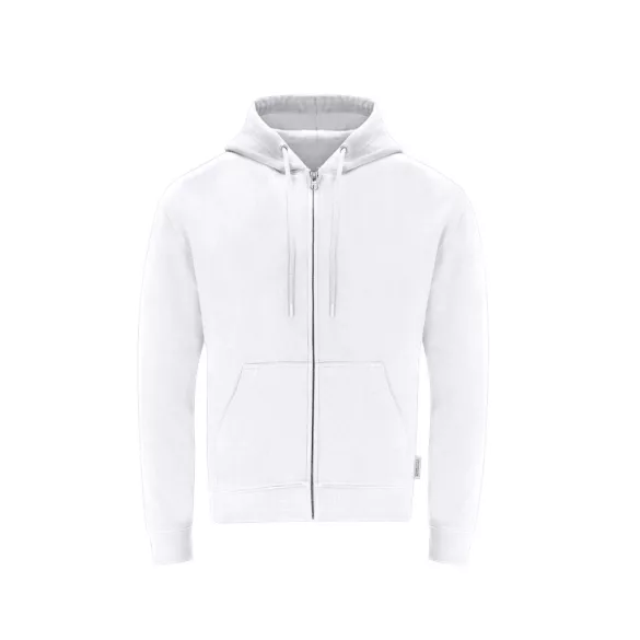 21299-001MK-Hanorac-cu-gluga-si-fermoar-pentru-adulti-Walder-WHITE